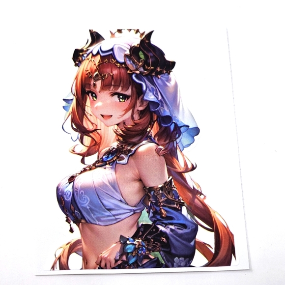 🆕️🆑️ Genshin Impact Anime Decal |  Nilou Wearing A Festive Outfit  Waterproof - Picture 1 of 8